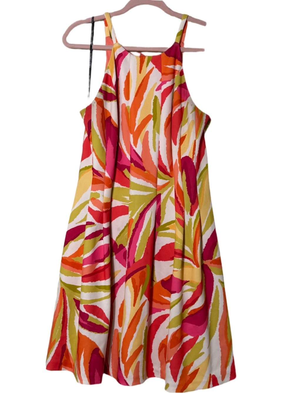 Vince Camuto Coral and Fuchsia Dress